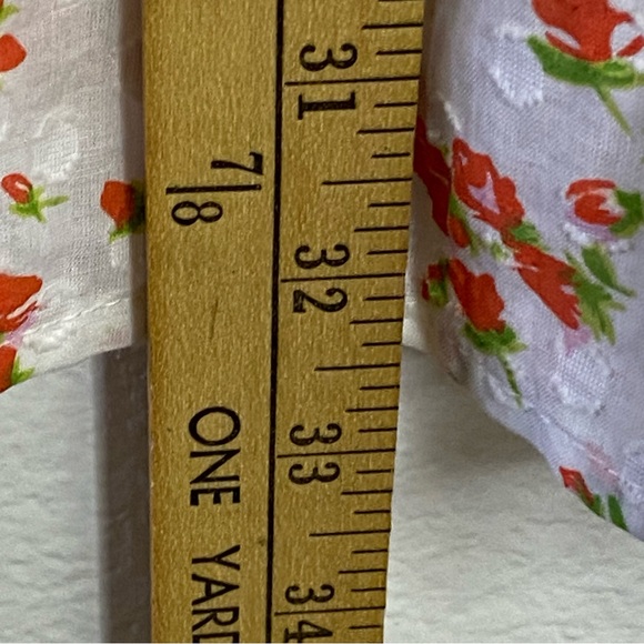 ) ASOS Floral Top Womens Size 6 Picnic Minimalist Cottagecore - Picture 5 of 10